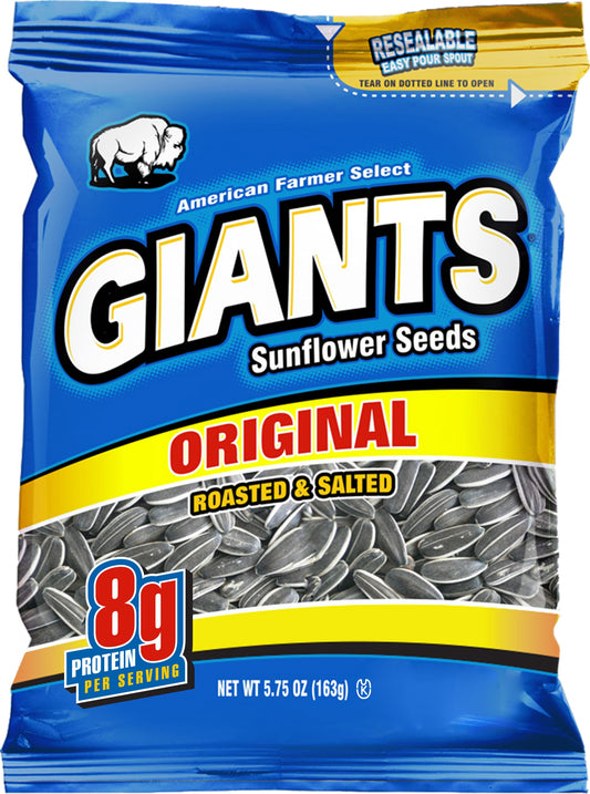 Giant Snack Inc Giants Original Roasted & Salted Seeds; 5.75 Ounces; 24 Per Case