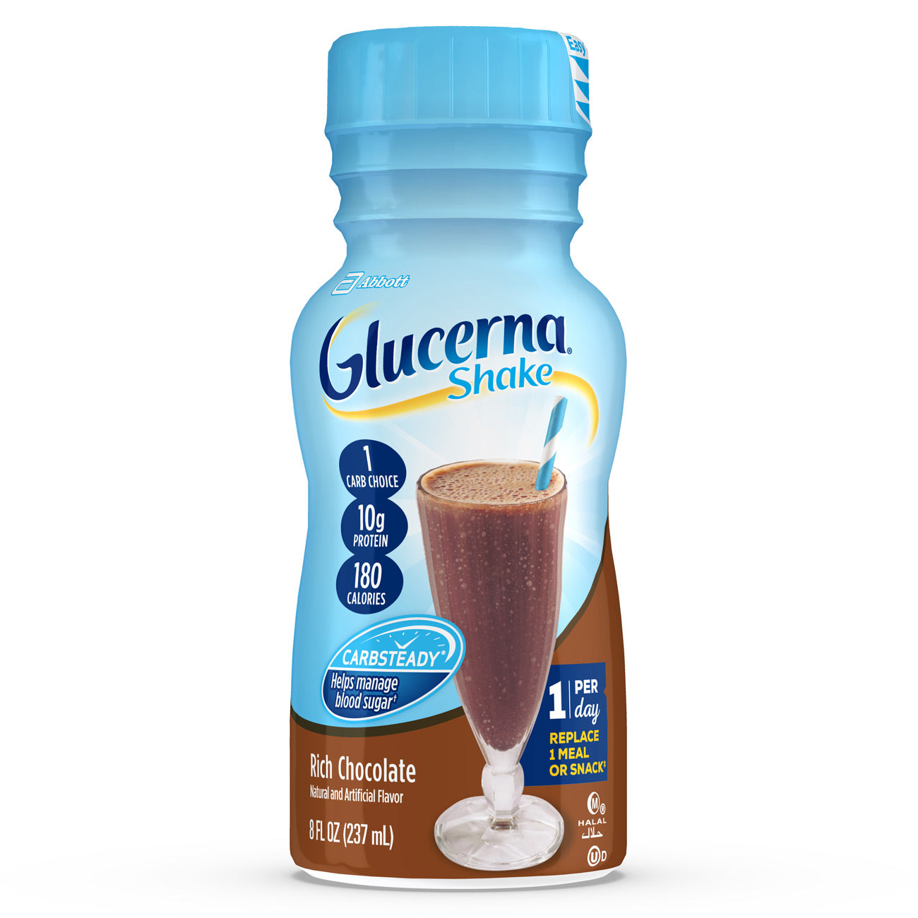 Glucerna Shake Creamy Chocolate Delight; 8 Fluid Ounces; 6 Per Box; 4 Per Case - High Mart Wholesale