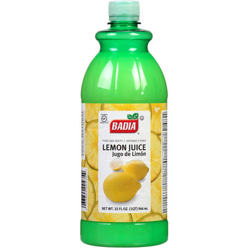 Badia Lemon Juice; 32 Ounces; 12 Per Case