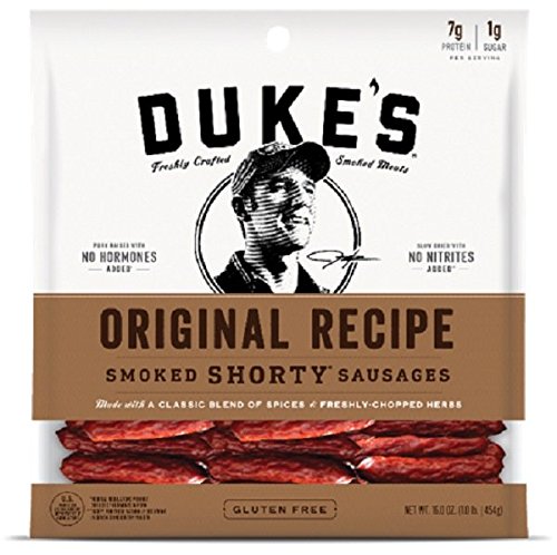 Duke's Smoked Sausage Original Shorty Pounder; 16 Ounces; 6 Per Case - High Mart Wholesale