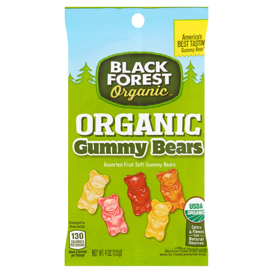 Black Forest Organic Gummy Bears; 4 Ounces; 12 Per Case - High Mart Wholesale
