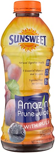 Sunsweet Grower Prune Juice Pulpy Plastic; 32 Fluid Ounces; 12 Per Case - High Mart Wholesale