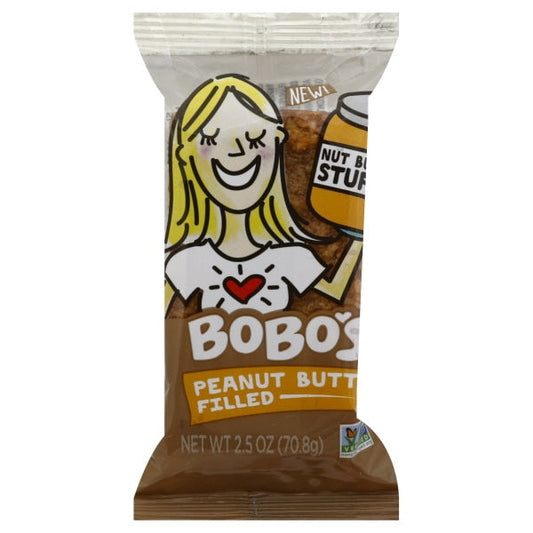 Bobo's Oat Bars Gluten Free; Vegan Peanut Butter Filled Bar; 2.5 Ounce; 12 Per Box; 4 Per Case - High Mart Wholesale
