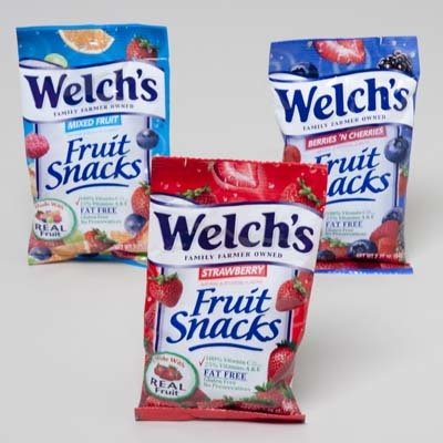 Welch's Berries 'N Cherries Fruit Snack; 2.25 Ounces; 48 Per Case