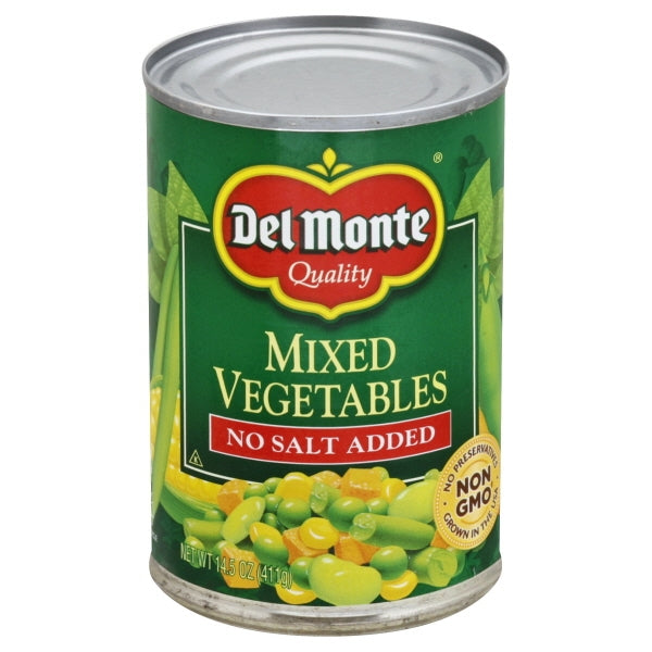 Del Monte Vegetable Mixed No Sugar Added; 14.5 Ounces; 12 Per Case