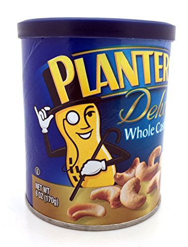 Planters Snack Nuts Jumbo Cashews; 6 Ounces; 12 Per Case