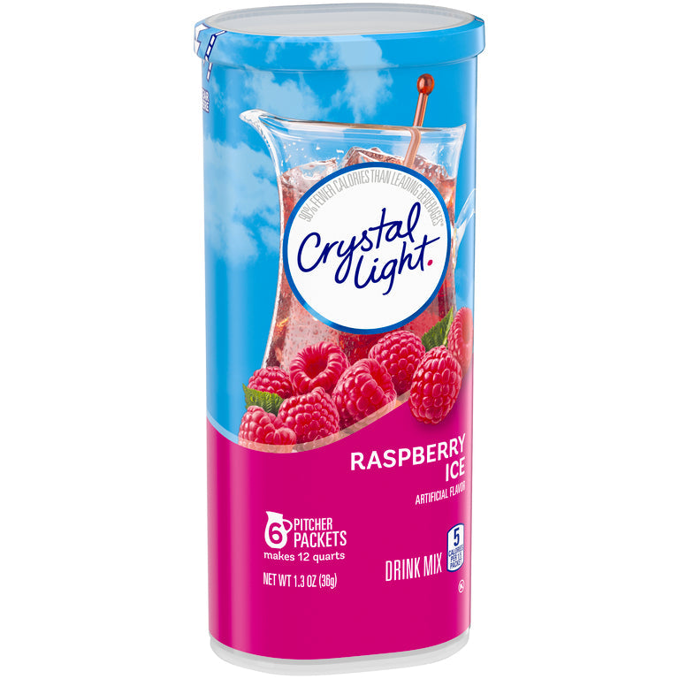 Crystal Light Crystal Light Raspberry Ice; 1.3 Ounces; 12 Per Case - High Mart Wholesale