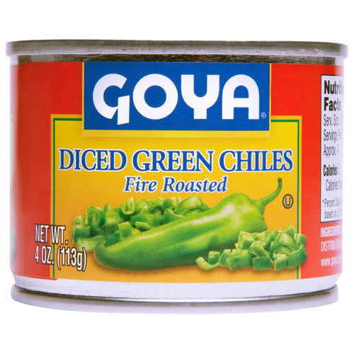 Goya Diced Green Chile; 4 Ounces; 24 Per Case