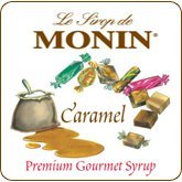 Monin Premium Caramel Syrup; 1 Liter; 4 Per Case - High Mart Wholesale