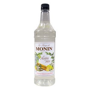 Monin Mojito Mix Syrup Cocktail Mixer; 1 Liter; 4 Per Case - High Mart Wholesale