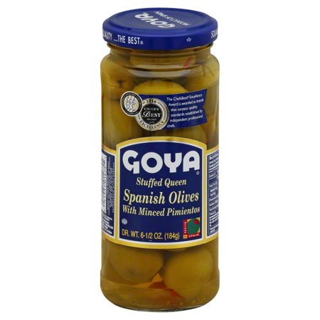 Goya Queen Olives Stuffed; 6.5 Ounce; 24 Per Case