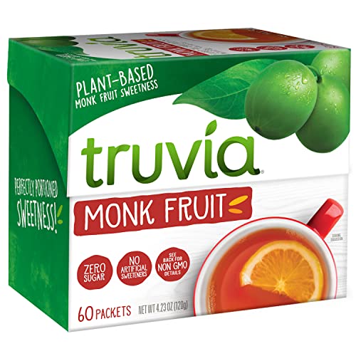 Truvia Monk Fruit Sweetener 60Ct Packet; 4.23 Ounce; 12 Per Case - High Mart Wholesale