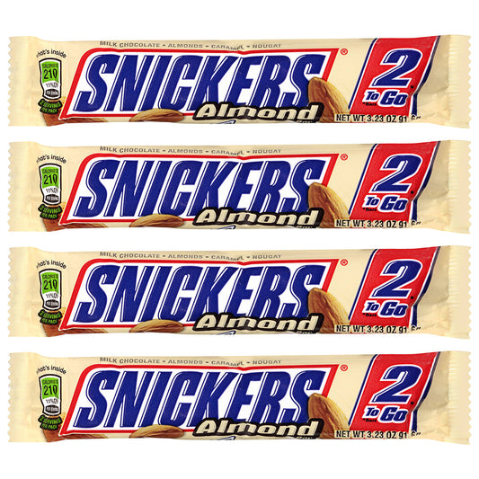 Snickers King Size Almond Chocolate Candy Bar; 3.23 Ounces; 24 Per Box; 6 Per Case