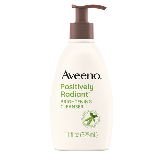 Aveeno Skin Bright Cleanser; 11 Fluid Ounces; 3 Per Box; 4 Per Case - High Mart Wholesale