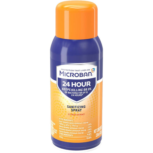 Microban Microban Aerosol Citrus; 2.8 Ounces; 8 Per Case