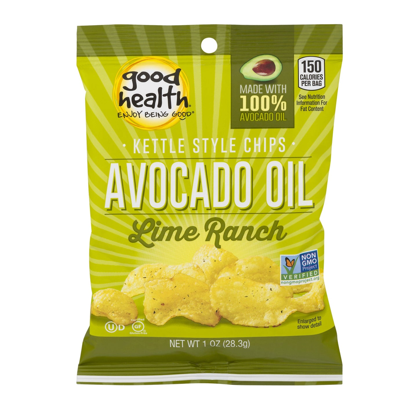 Good Health Natural Foods Avocado Oil Lime Ranch Kettle Chip; 1 Ounce; 30 Per Case - High Mart Wholesale