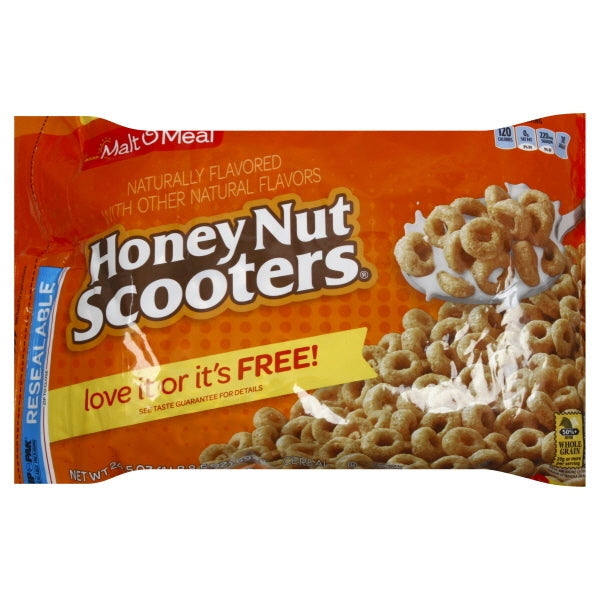 Malt O Meal Cereal Honey Nut Scooters; 24.5 Ounces; 9 Per Case - High Mart Wholesale