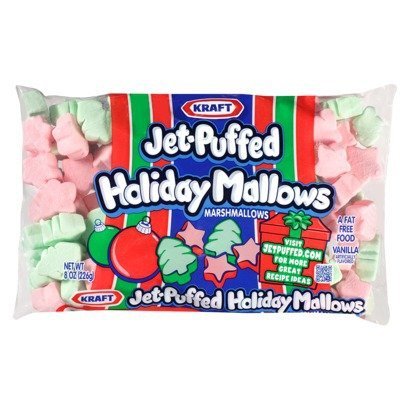 Jet-Puffed Marshmallow Holiday Shapes; 8 Ounces; 16 Per Case - High Mart Wholesale