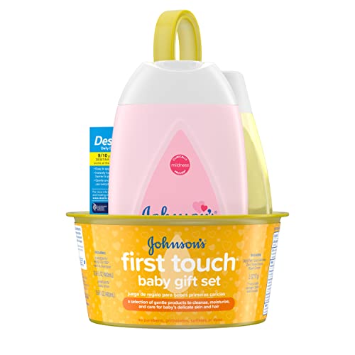 Johnson's Baby First Touch Baby Gift Set; 1 Count; 2 Per Box; 2 Per Case - High Mart Wholesale