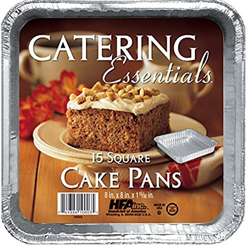 Handi-Foil Pan Cake Square; 15 Each; 12 Per Case - High Mart Wholesale