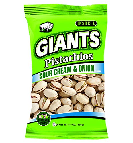 Giant Snack Inc Giants Pistachios Sour Cream Onion; 4.5 Ounces; 8 Per Case