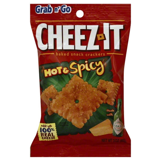 Cheez-It Hot & Spicy Snack; 3 Ounces; 6 Per Box; 6 Per Case