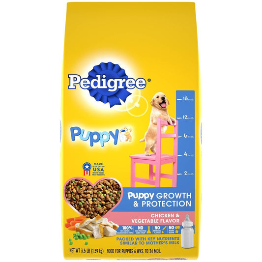 Pedigree Puppy Dog Food; 3.5 Pounds; 4 Per Case