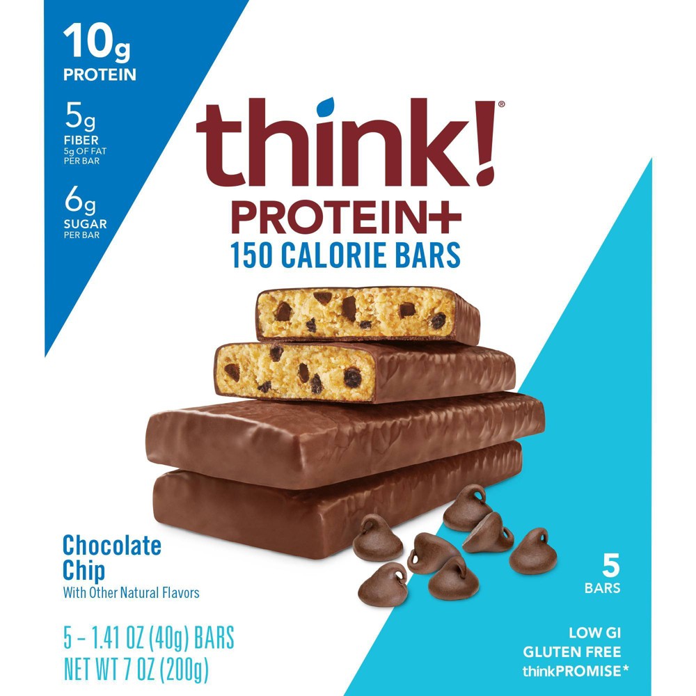 Thinkthin Chocolate Chip; 7.05 Ounces; 6 Per Box; 4 Per Case - High Mart Wholesale