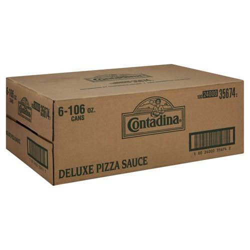 Del Monte Deluxe Contadina Pizza Sauce; 106 Ounces; 6 Per Case