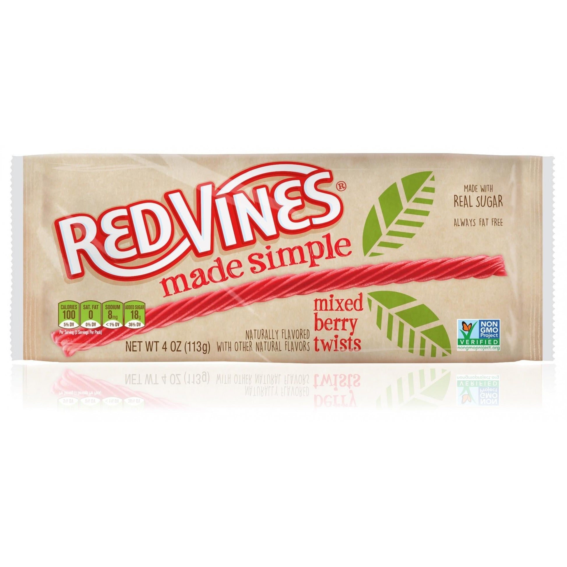 Red Vines Made Simple Berry Twists; 4 Ounces; 12 Per Case - High Mart Wholesale