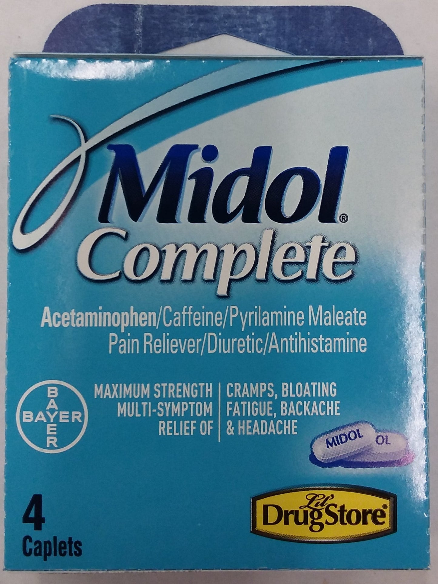 Midol Pain Relief; 1 Each; 6 Per Box; 96 Per Case - High Mart Wholesale