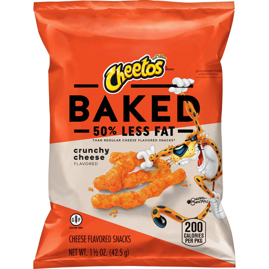 Cheetos Baked Crunchy Cheese Flavored Snack; 1.5 Ounce; 64 Per Case