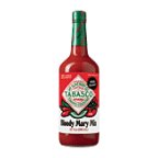 Tabasco Original Bloody Mary Cocktail Mixer; 32 Fluid Ounce; 12 Per Case