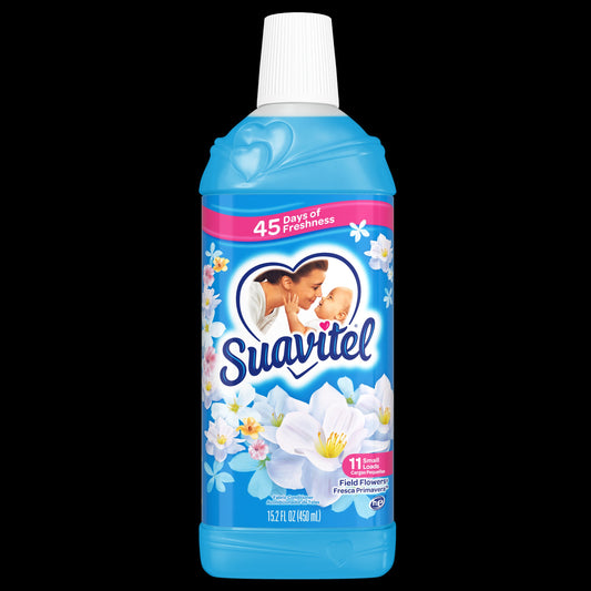 Suavitel Fabric Softener Field Flower; 15.2 Fluid Ounces; 12 Per Case