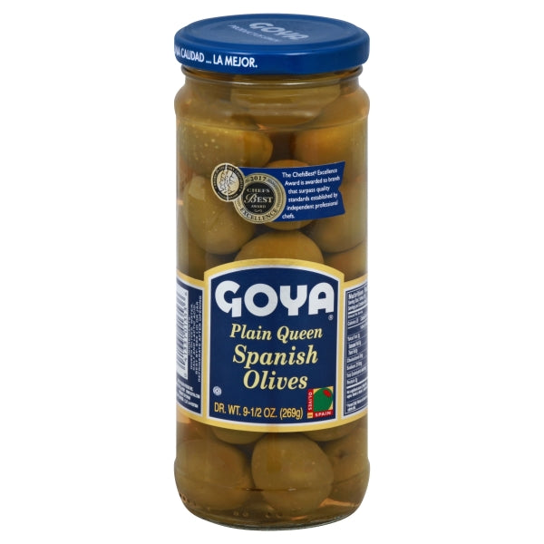 Goya Plain Queen Olives; 9.5 Ounces; 12 Per Case
