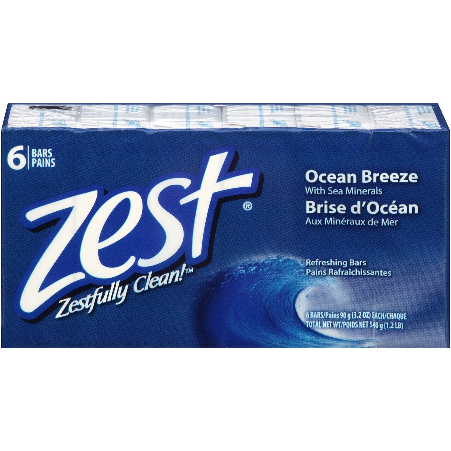 Zest Soap 6 Bar Ocean Breeze; 19.2 Ounces; 8 Per Case - High Mart Wholesale