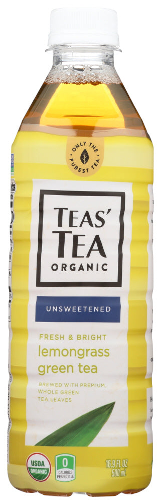 Teas' Tea Tea Unsweetened Lemongrass Green; 16.9 Fluid Ounces; 12 Per Case - High Mart Wholesale