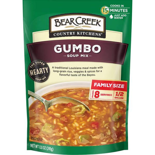 Bear Creek Gumbo Soup Mix; 8.8 Ounces; 6 Per Case - High Mart Wholesale