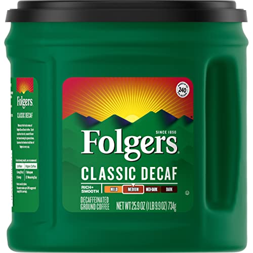 Folgers Decaffeinated Classic Roast; 25.9 Ounces; 6 Per Case