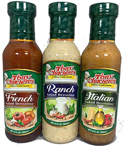 Tony Chachere's Creole Foods Creole French Dressing Bottle; 12 Ounces; 6 Per Case - High Mart Wholesale