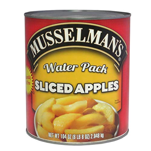 Musselman's Water Pack Sliced Apples; 104 Ounces; 6 Per Case