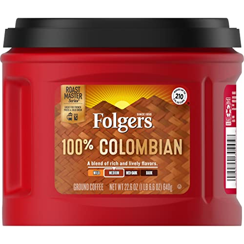 Folgers Colombian; 22.6 Ounces; 6 Per Case