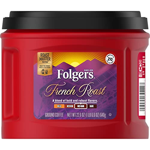 Folgers French Roast; 22.6 Ounces; 6 Per Case