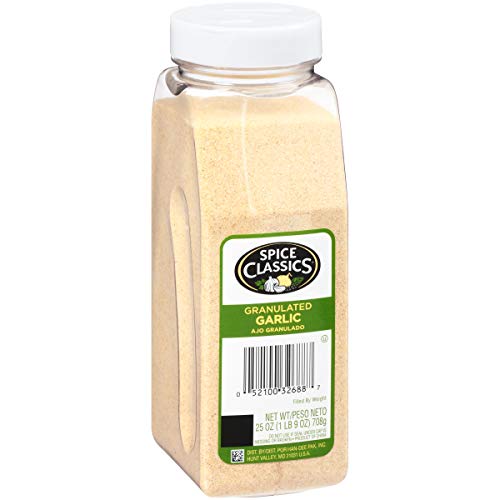 Spice Classics Granulated Garlic; 25 Ounces; 6 Per Case - High Mart Wholesale