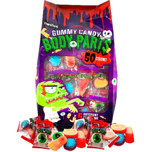 Frankford Candy Gummy Body Parts Stand Up Bag; 13.2 Ounces; 6 Per Case - High Mart Wholesale