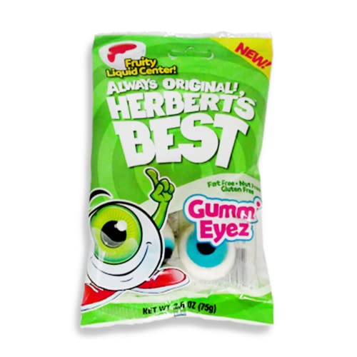 Herbert's Best Of Gummi Eyez; 12 Bags Per Display Ready Case; 2.6 Ounce; 12 Per Case - High Mart Wholesale
