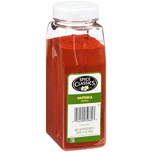 Spice Classics Paprika; 1 Pounds; 6 Per Case - High Mart Wholesale