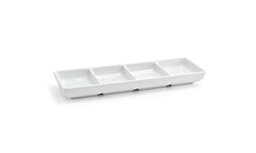 Front Of The House- Foh Dish Stackable Four Compartment; 12 Each; 1 Per Case - High Mart Wholesale