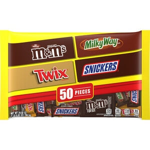 Mixed Chocolate Halloween Lay Down Bag; 16 Count; 16 Per Case