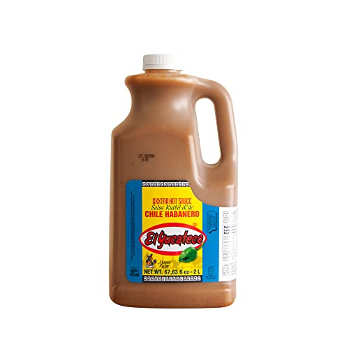 El Yucateco Extra Hot Habanero Sauce; 67.63 Fluid Ounces; 2 Per Case - High Mart Wholesale